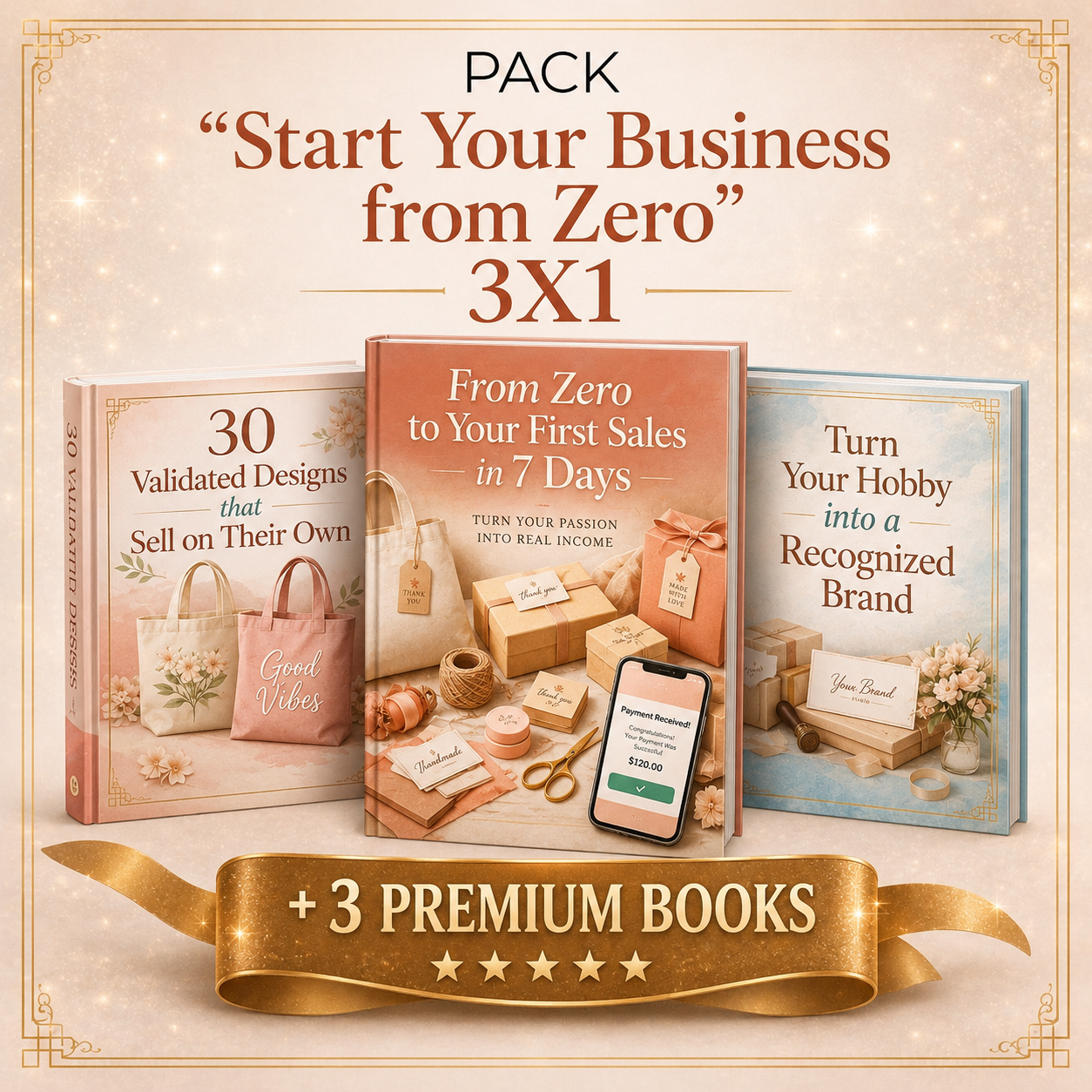 Pack de 3 : Lancez votre entreprise à partir de zéro